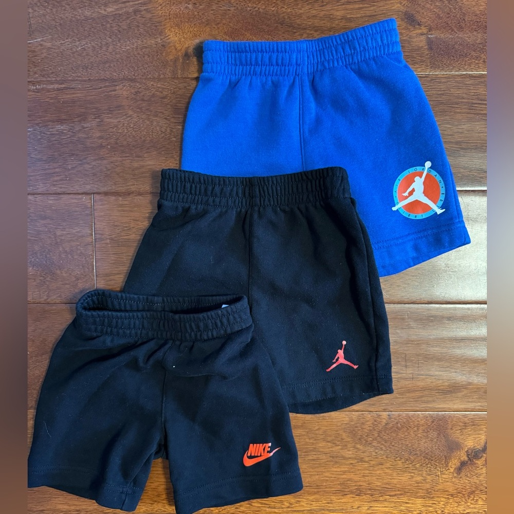 Bundle of toddler Nike and Jordan shorts